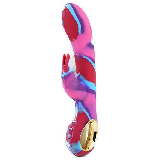 Tini Rainbow Sex Toys Silicone Vibrating Stick Women's Vibrating Massage Stick 10 Frequency Heating Vibration Stick