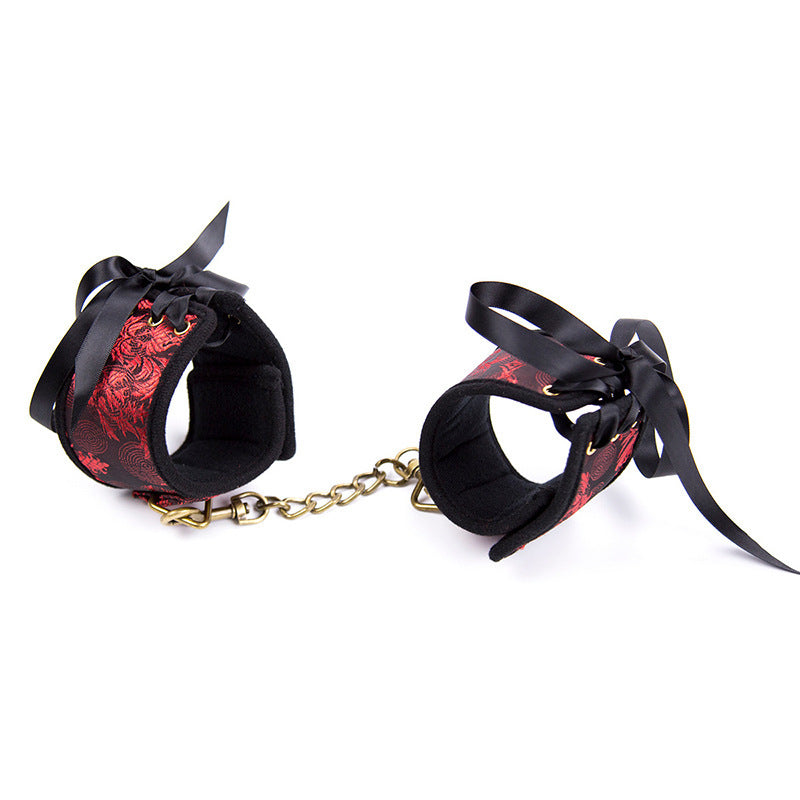 Handcuffs Retro Embroidery Chinese Style Footcuff Sexy Toys