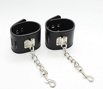 Leather Handcuffs 2 Connection Points