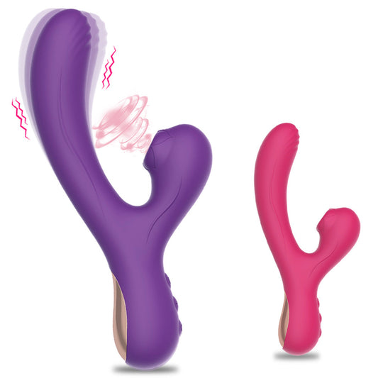 G-Spot Crescent Vibrator Sucking Stick Female Masturbation Massage Av Vibrator