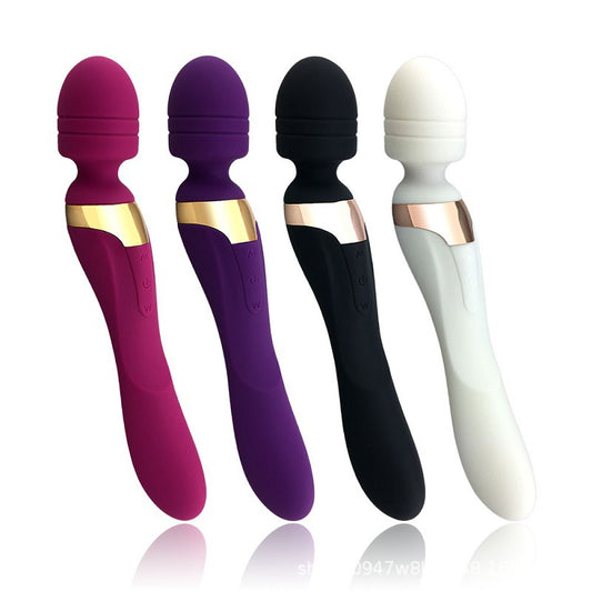 Double-Headed Vibrating Massage Stick Av Stick Erotic Tease G-Spot Stimulation