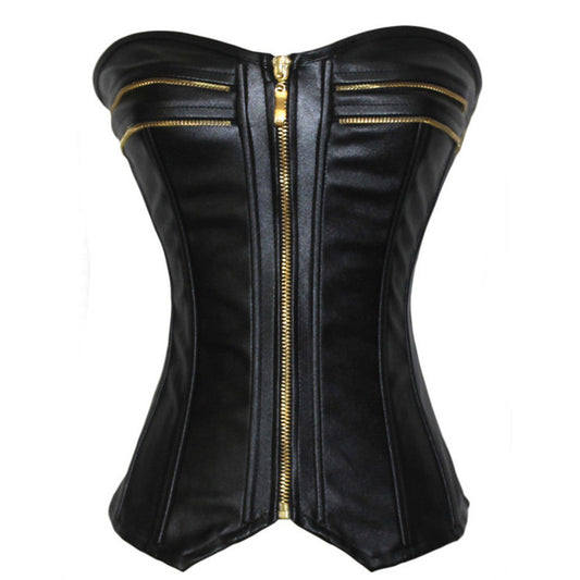 Bottoming Corset Leather Court Corset